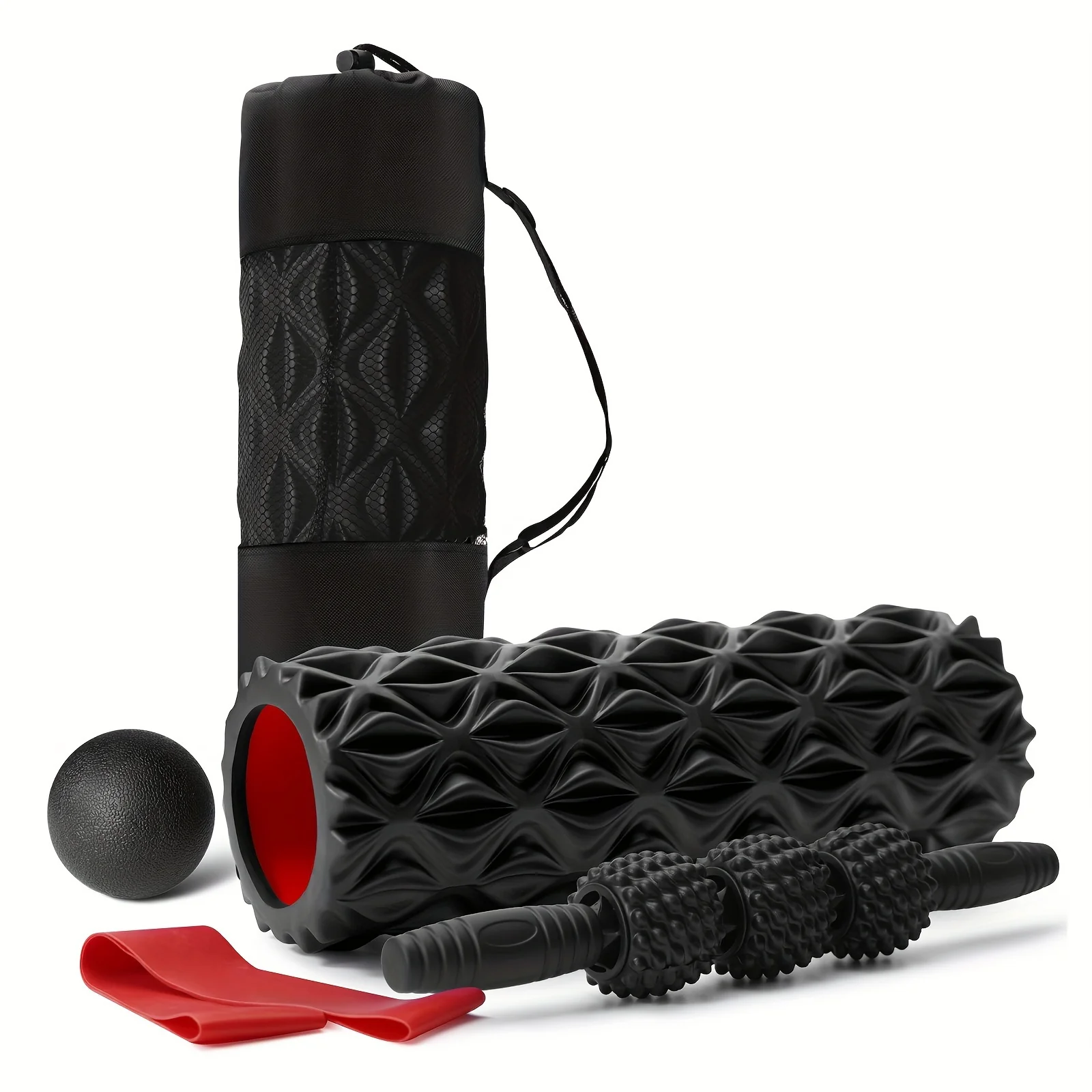 5-in-1 Foam Roller Set For Deep Tissue Massage, Muscle Improved Mobility, High-Density Back Roller For Whole Body Relieves Muscle Pain Muscle Massage